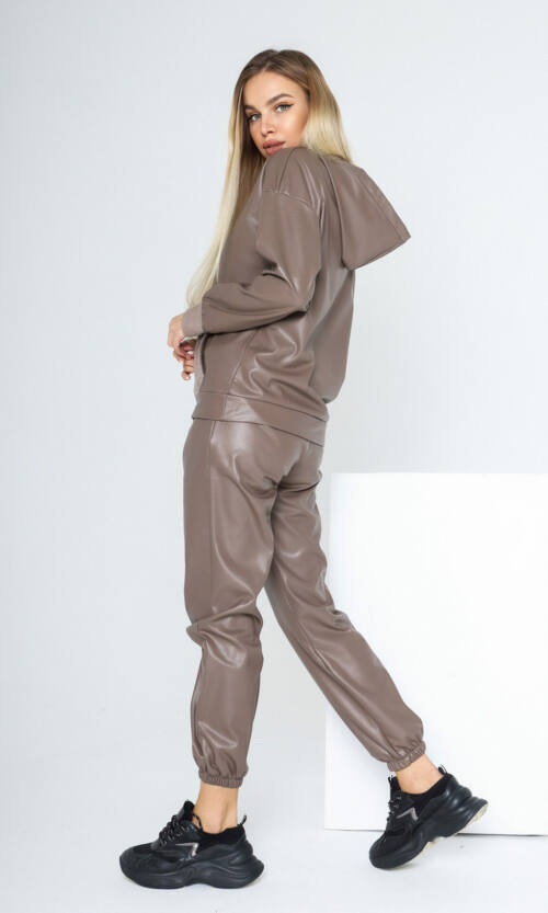 Спортивний Костюм Еко Шкіра D2196 Моко