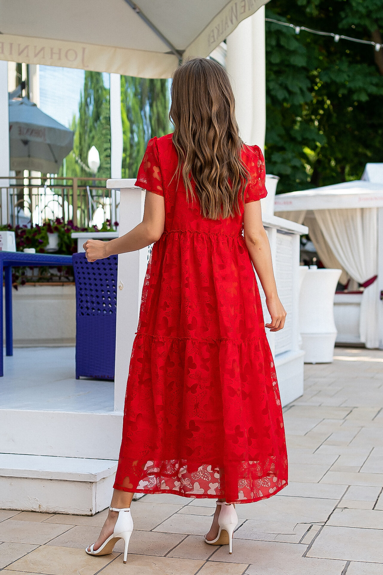 Повсякденне плаття 21096 Червоний