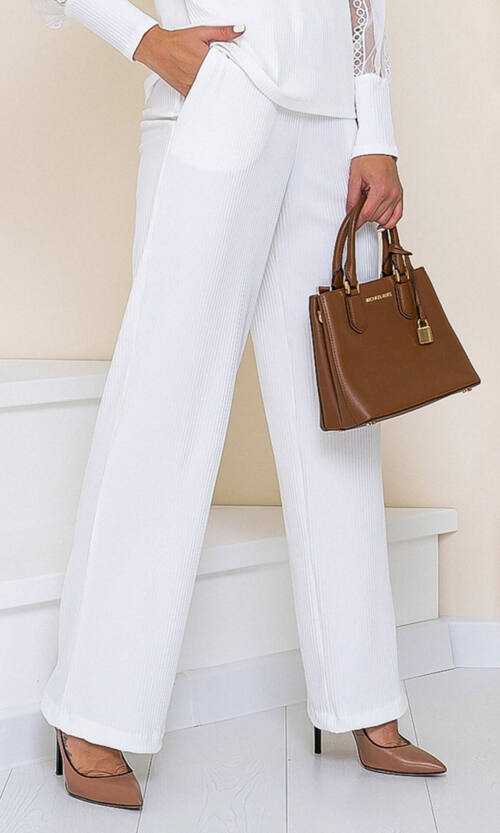 Штани Sophisticated Fit Трикотаж 21107 Молочні