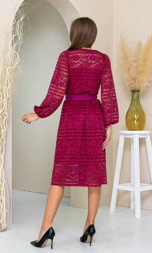 Коктейльна Сукня Ажурний Гіпюр 21124 Марсала
