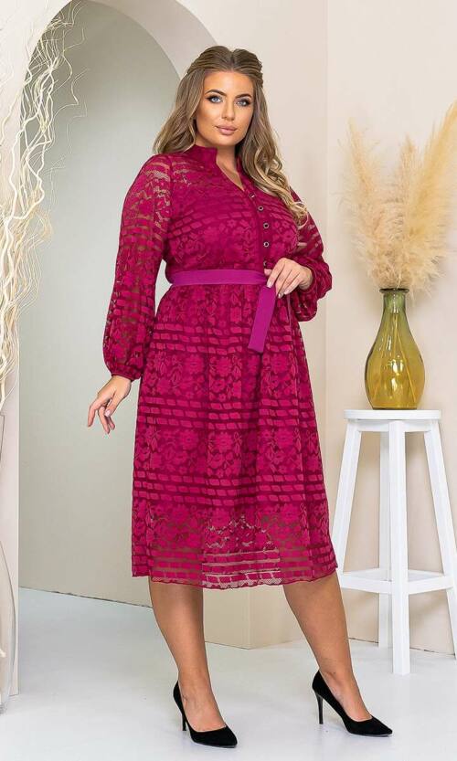 Коктейльна Сукня Ажурний Гіпюр 21124 Марсала