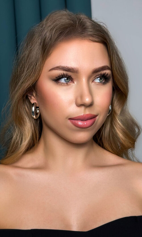 Серебряные Серьги-Кольца Стиль Дутого Золота