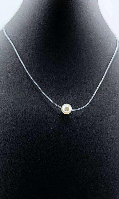 Чокер Великий Страз Біжутерія 23531 Сріблястий