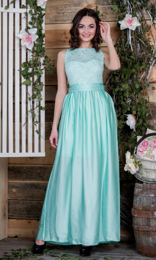 Вечірня сукня 5072e М'ятний