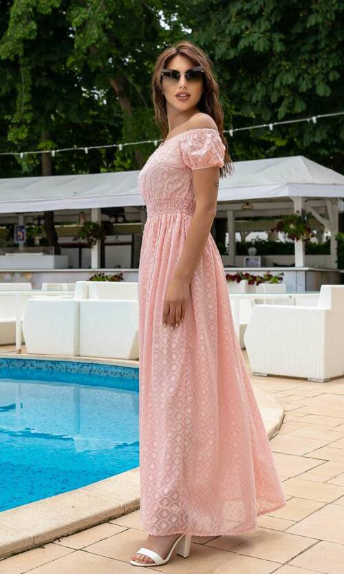 Літня сукня з відкритими плечима 21069 Фрезова