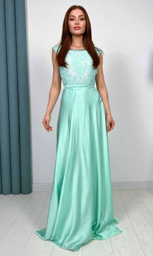 Вечірня сукня 6090 М'ятний