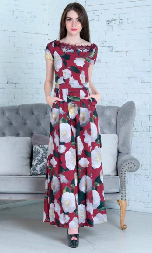 Повсякденне плаття 5151e Бордо