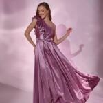 Вечірня Сукня Асиметрія Максі 25004 Фрезова