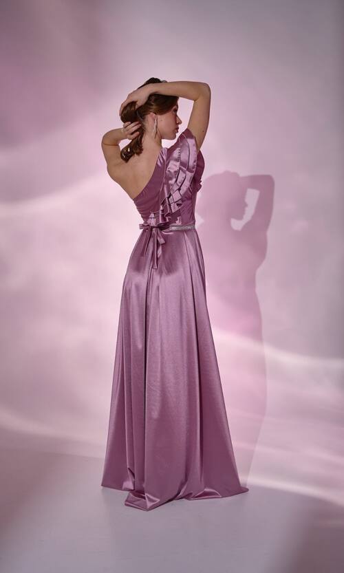 Вечірня Сукня Асиметрія Максі 25004 Фрезова