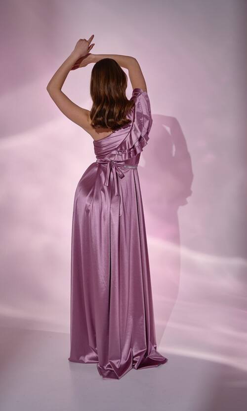 Вечірня Сукня Асиметрія Максі 25004 Фрезова