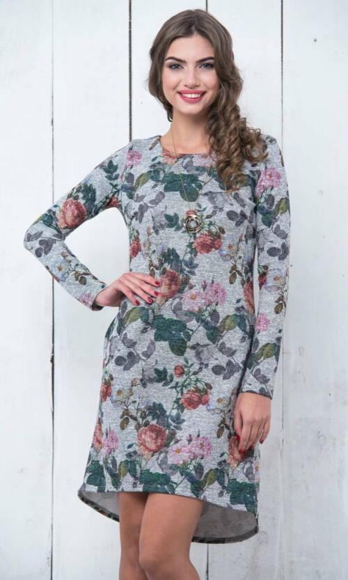 Повсякденне плаття 6220e Сірий