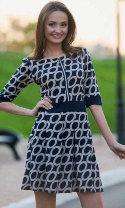 Повсякденне плаття 4285 Синій