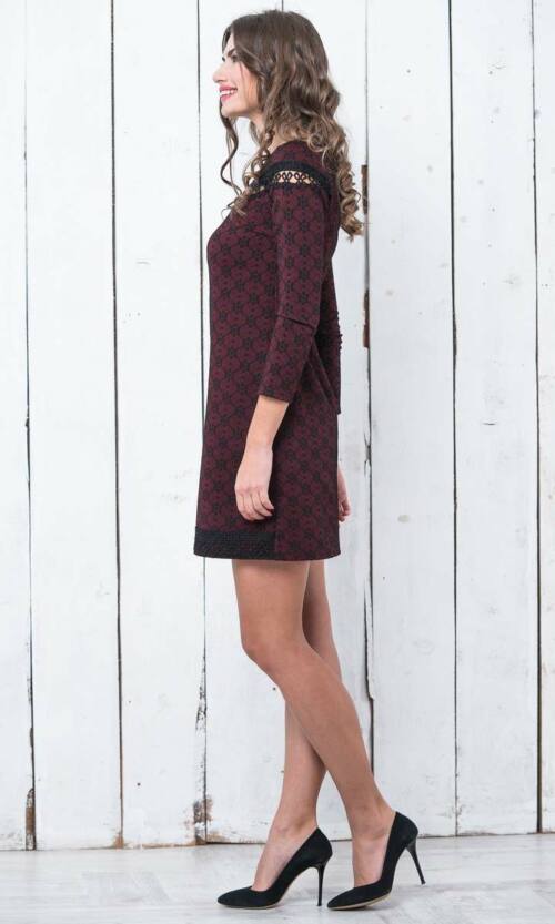 Повсякденне плаття 6229e Бордо