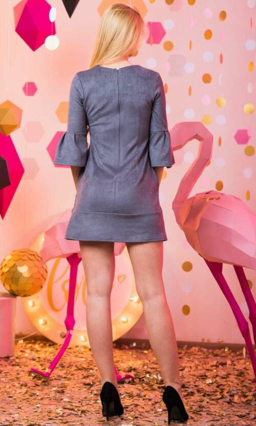 Повсякденне плаття 6236e Сірий