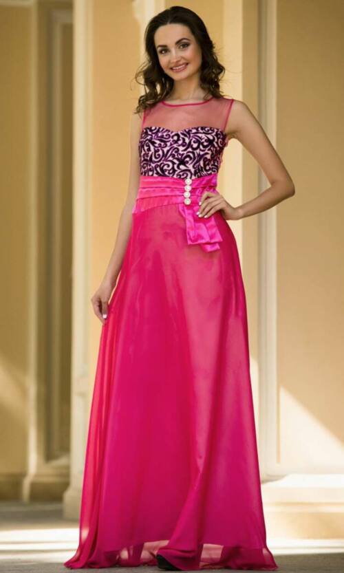 Повсякденне плаття 5038e Малиновий