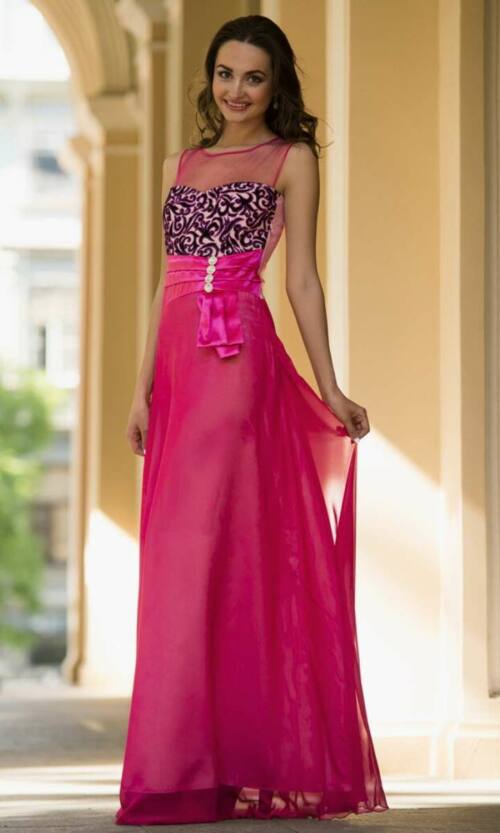 Повсякденне плаття 5038e Малиновий