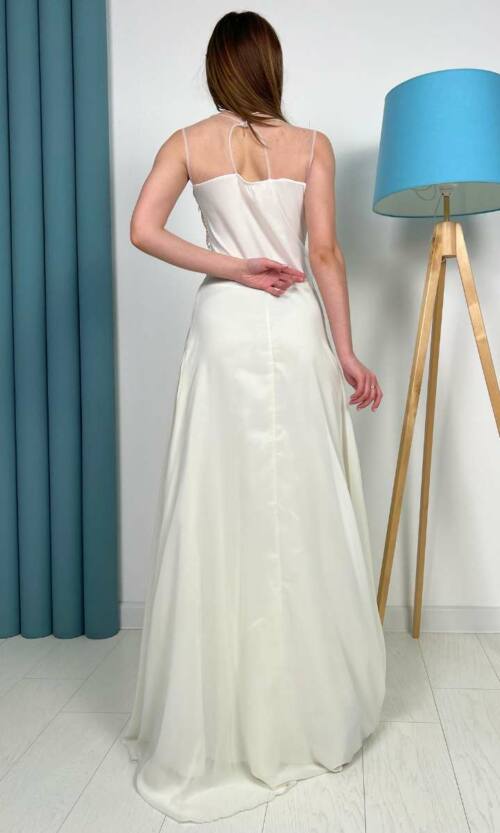 Повсякденне плаття 5038e Молочний