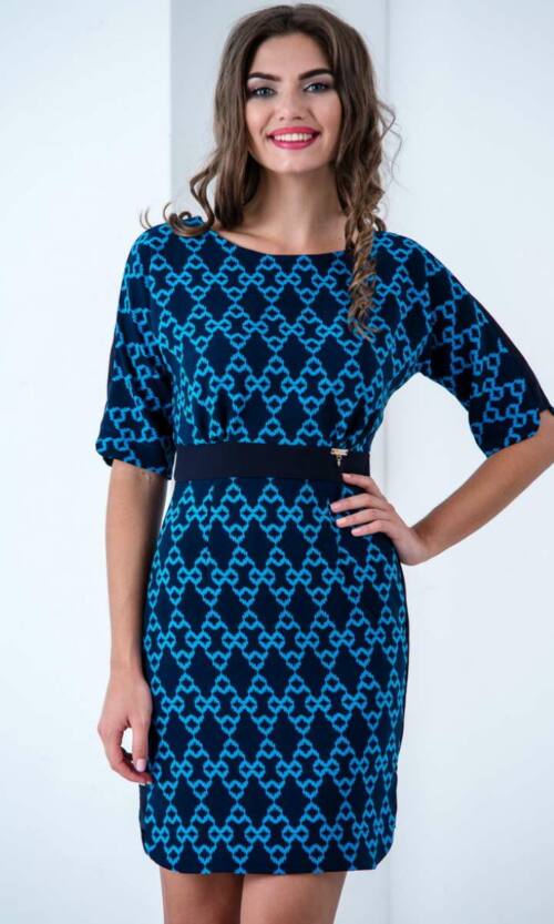 Повсякденне плаття 6196e Блакитний