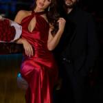 Вечірня Сукня Декольте Максі 25011 Червона