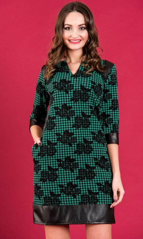 Повсякденне плаття 5190e Смарагдовий