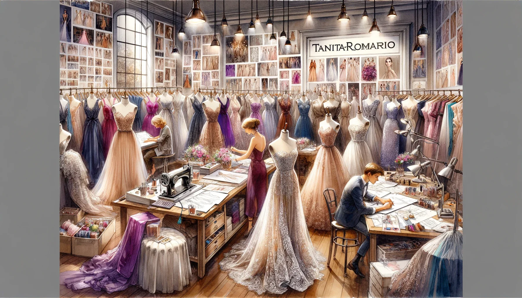 Магія створення нової колекції суконь Tanita-Romario: як це відбувається