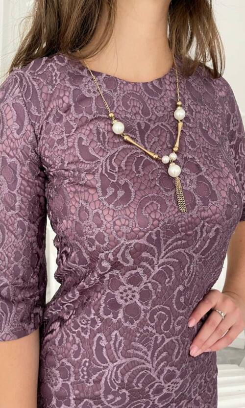 Фрезова Коктейльна сукня футляр намисто 5230