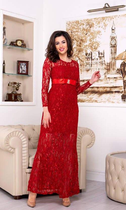 Вечірня сукня 4378e Червоний