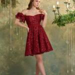 Коктейльна сукня “Гіпюр Лілія” 25009 Бордова