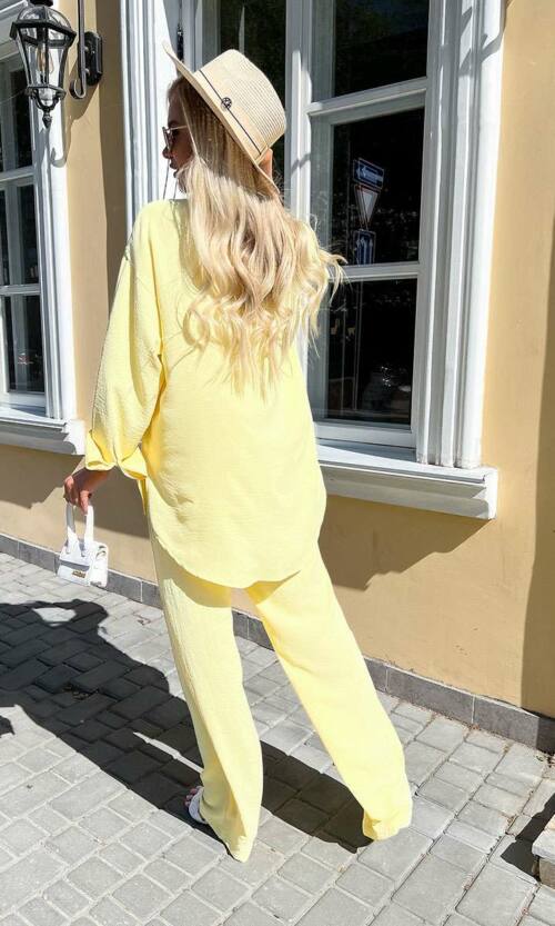 Сорочка "Summer Suit Elegance" 22029 Жовта