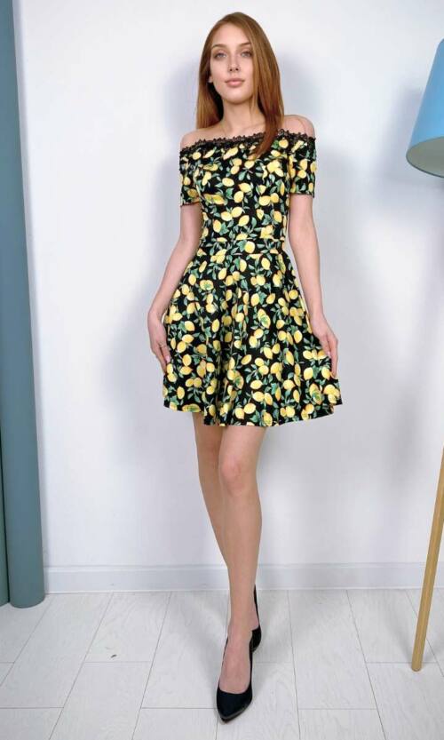 Повсякденне плаття 6017 Чорний