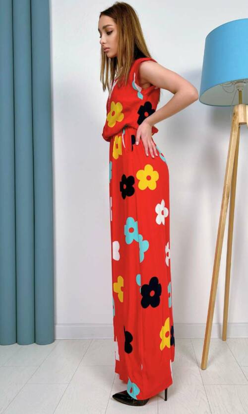 Повсякденне плаття 5119e Червоний