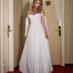 Вечірня Сукня Ліф Корсет Максі 25041 Молочна