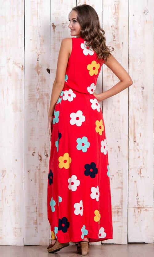 Повсякденне плаття 5111e Червоний