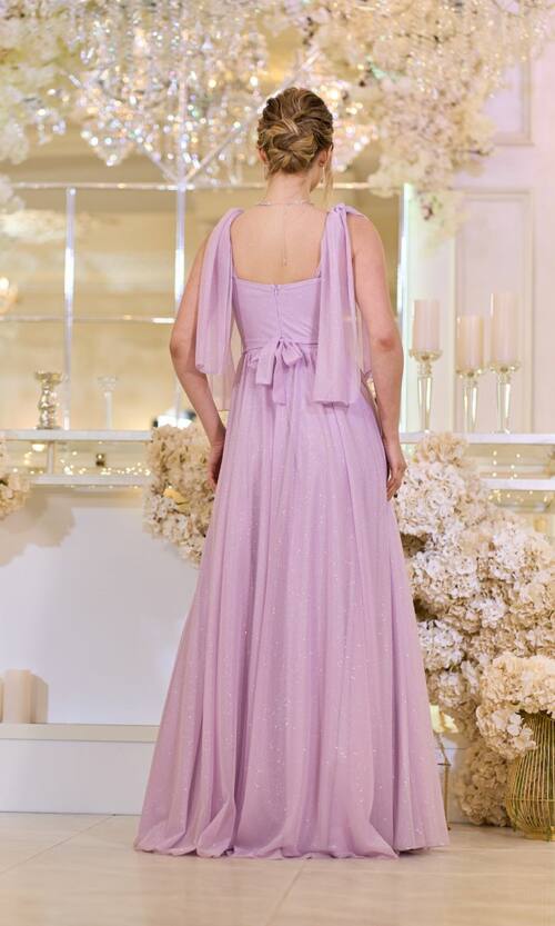 Вечірня Сукня Ліф Корсет Максі 25041 Лавандова