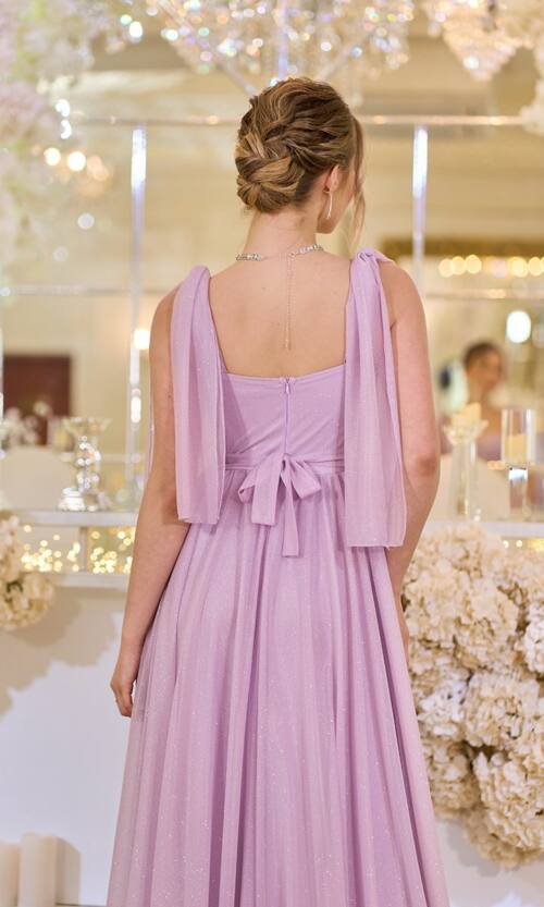 Вечірня Сукня Ліф Корсет Максі 25041 Лавандова