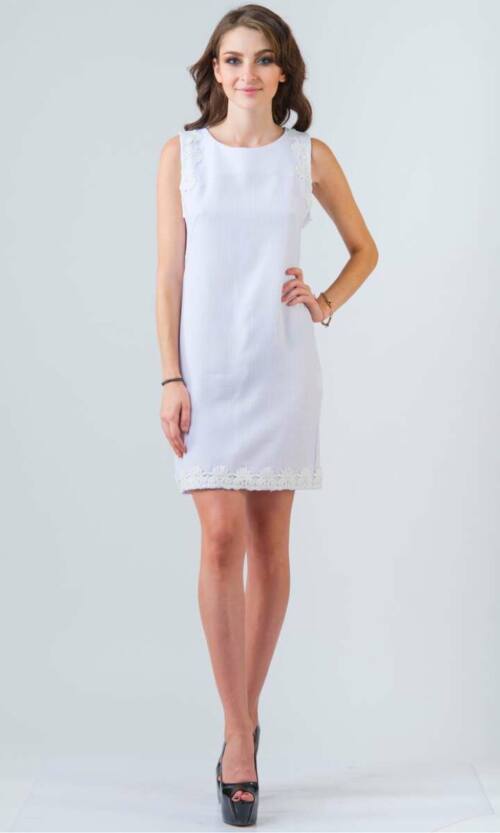 Повсякденне плаття 7146e Білий