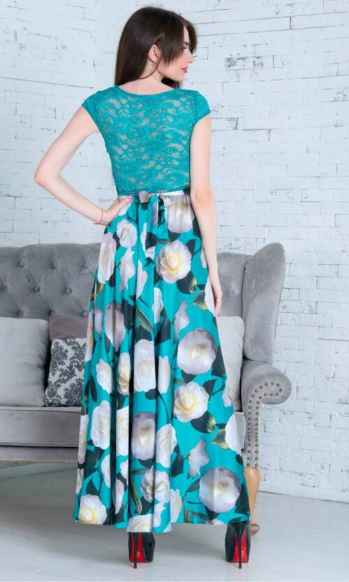 Повсякденне плаття 6061e Бірюза