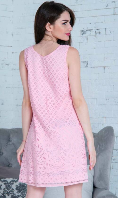 Повсякденне плаття 7143e Рожевий