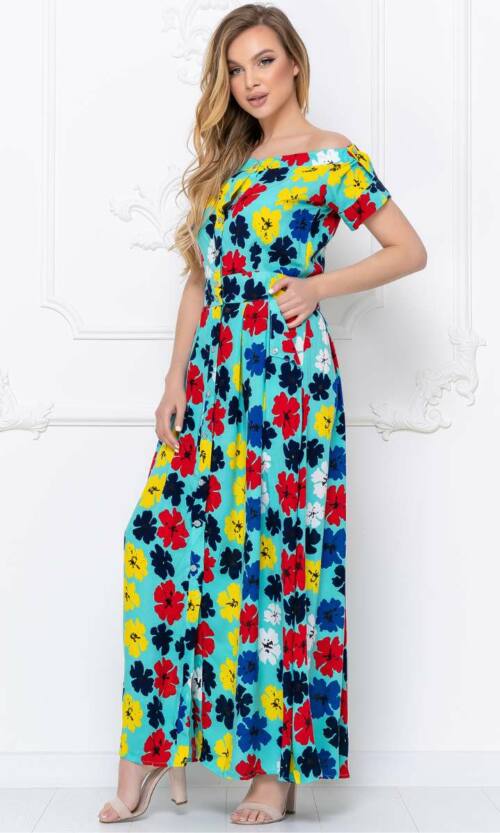 Повсякденне плаття 5143e М'ятний