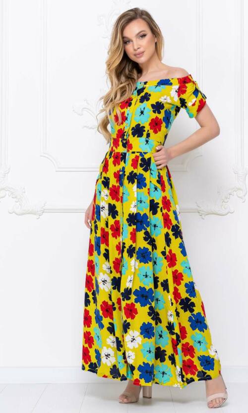 Повсякденне плаття 5143e Гірчиця