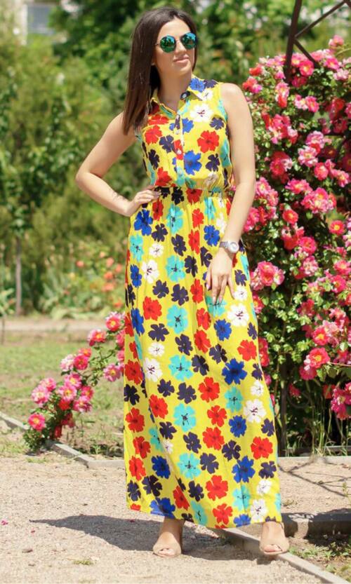 Повсякденне плаття 5111e Жовтий