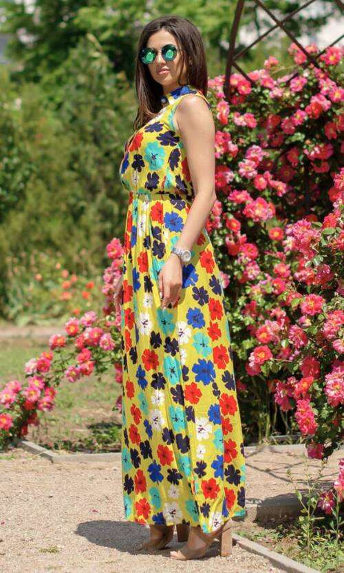 Повсякденне плаття 5111e Жовтий