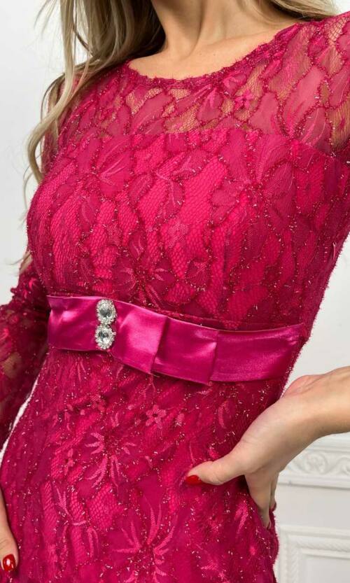 Вечірня сукня 4378e Малиновий