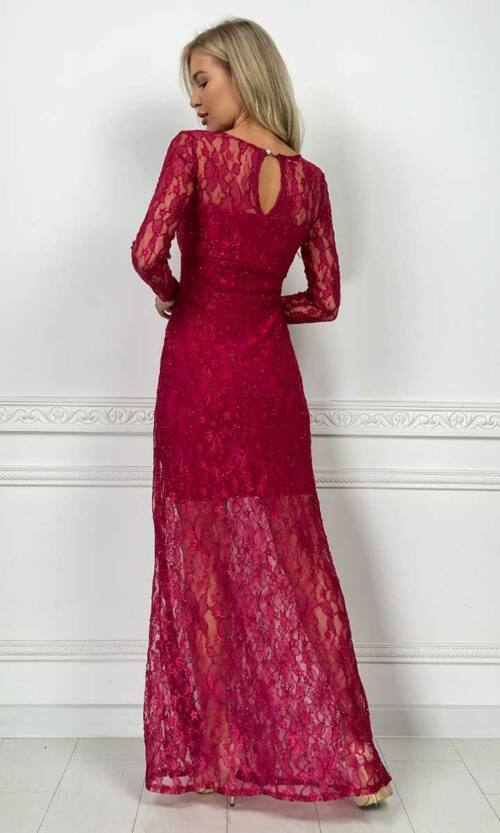 Вечірня сукня 4378e Малиновий