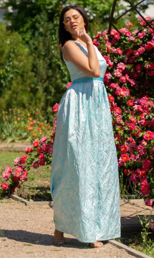 Вечірня сукня 6133e М'ятний