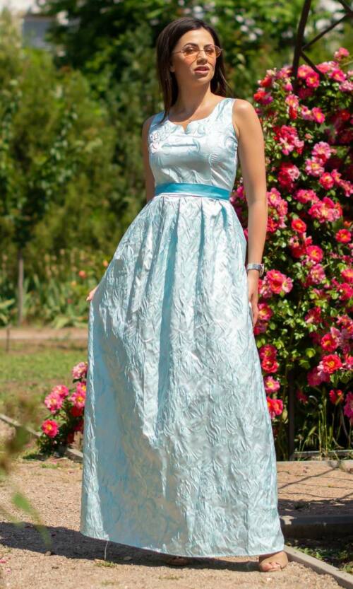 Вечірня сукня 6133e М'ятний