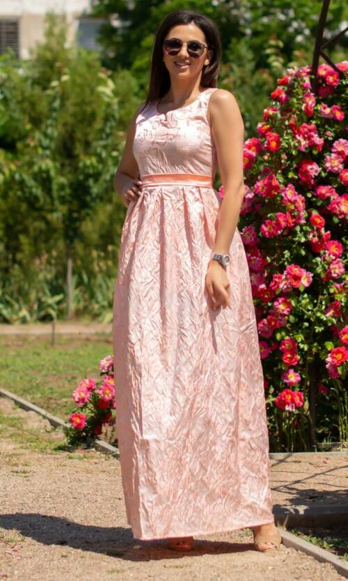 Вечірня сукня 6133e Персиковий