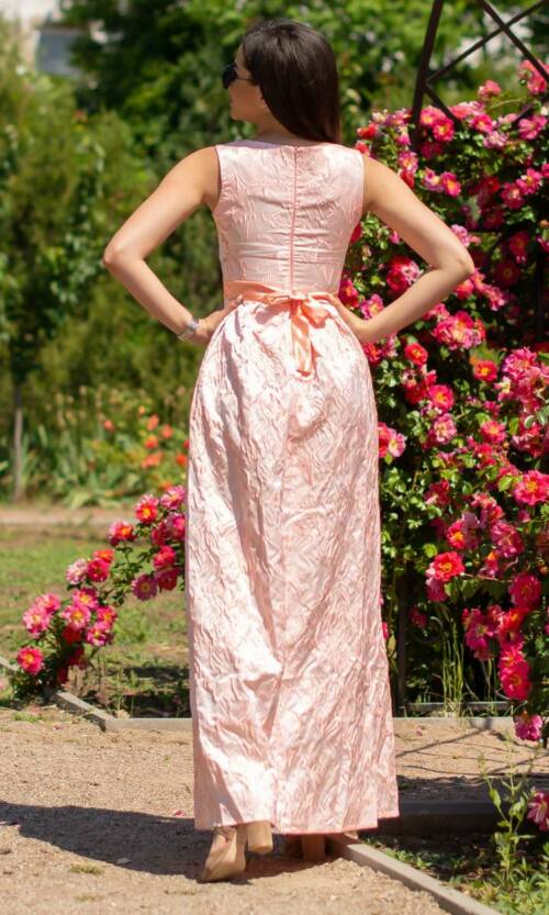 Вечірня сукня 6133e Персиковий