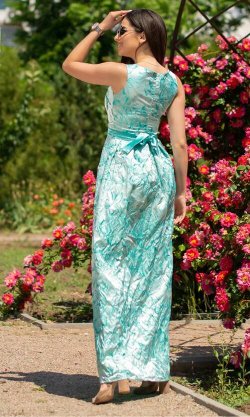 Вечірня сукня 6133e Бірюза