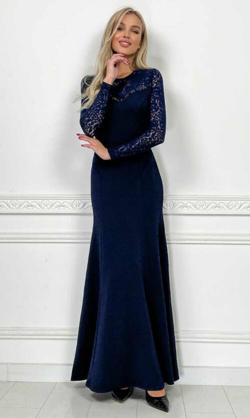 Вечірня сукня 5274e Синій